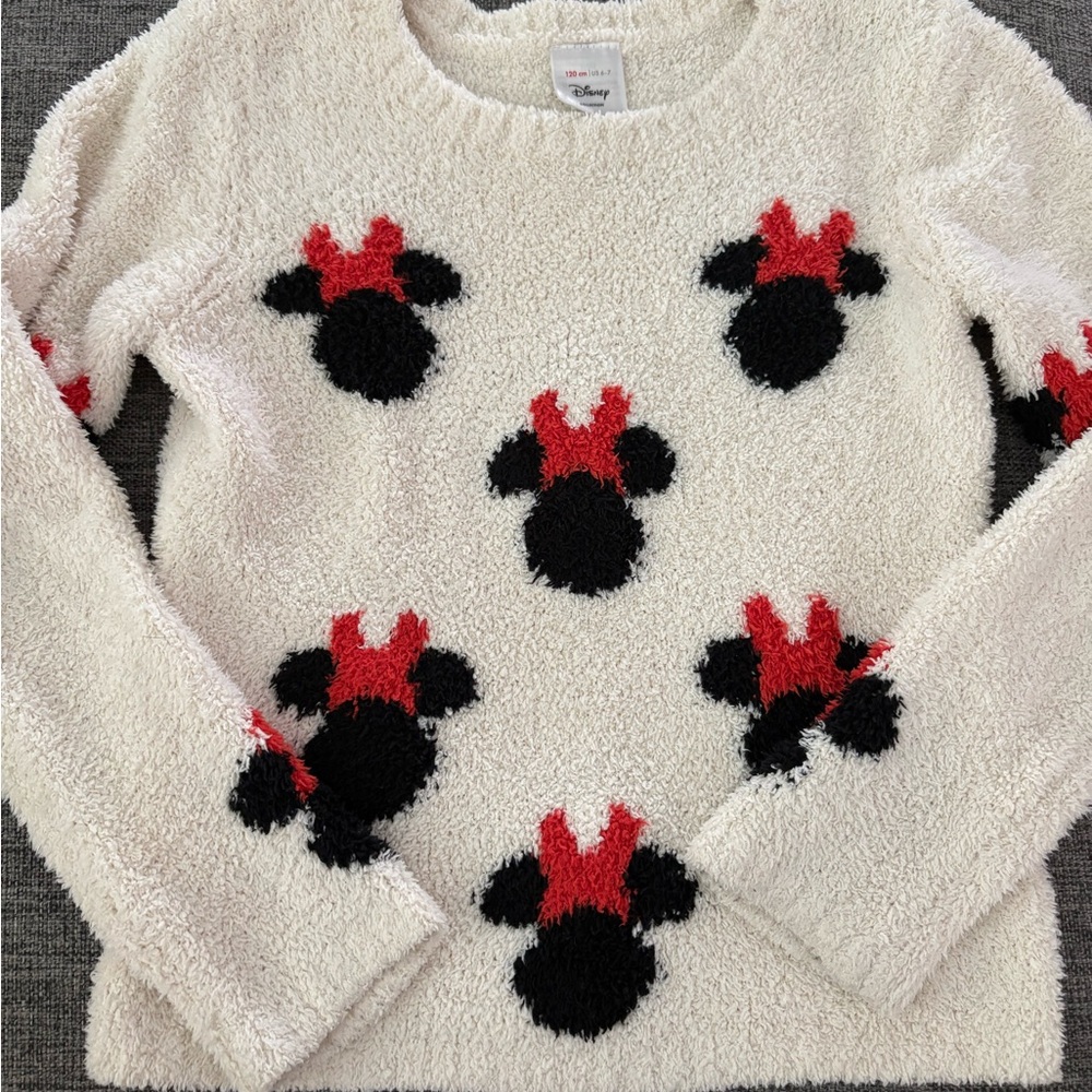 Disney Hanna Andersson Minnie Cloud Cream Sweater